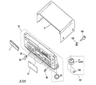 Sony MXD-D4 cabinet parts diagram