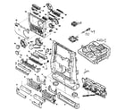 Aiwa NSX-D77 cabinet parts diagram