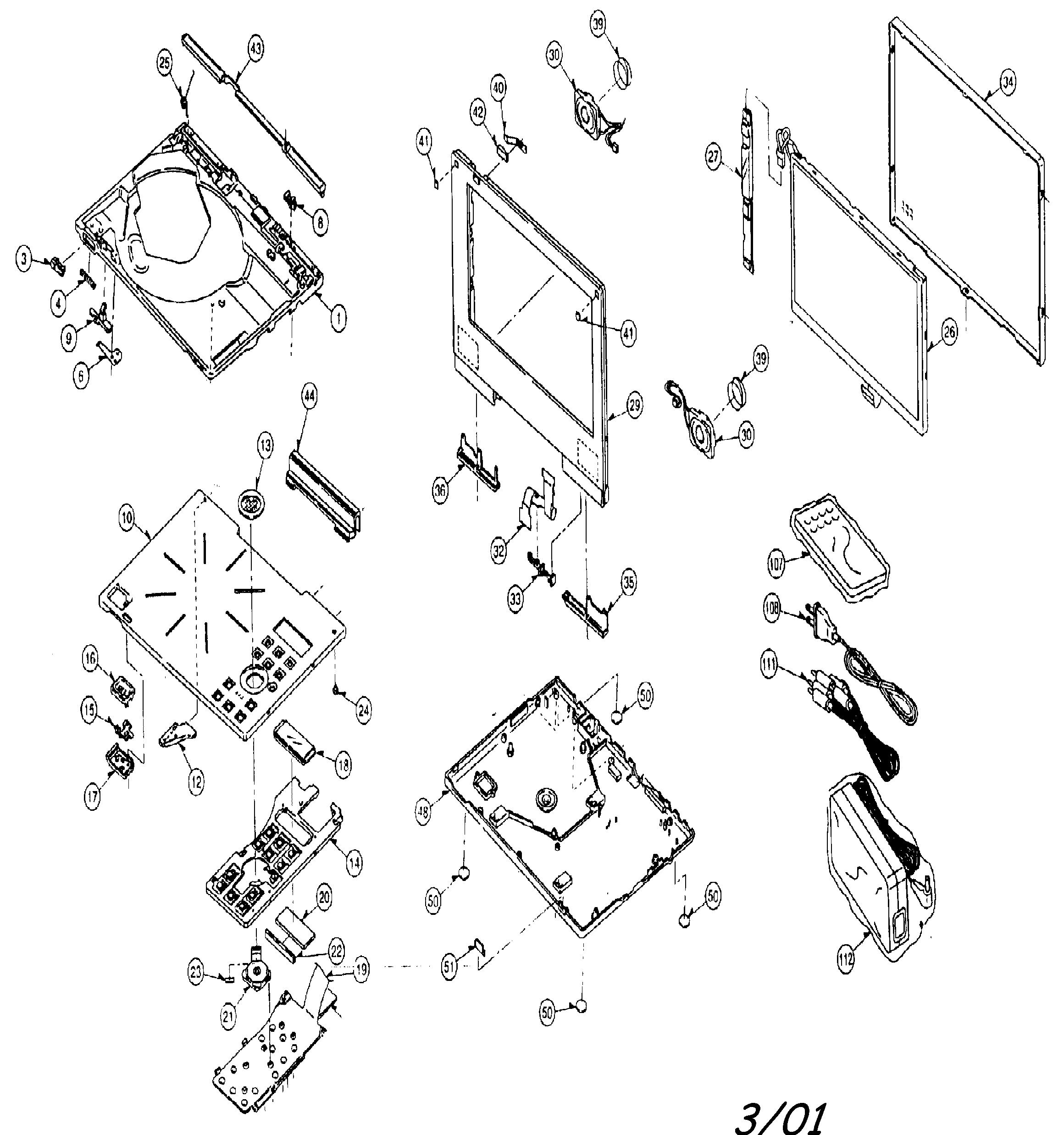 CABINET PARTS