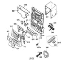 Kenwood RXD-402 cabinet parts diagram