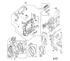 Sony DCR-TRV11 cabinet parts diagram
