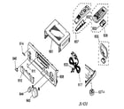 Kenwood VR-307 cabinet parts diagram