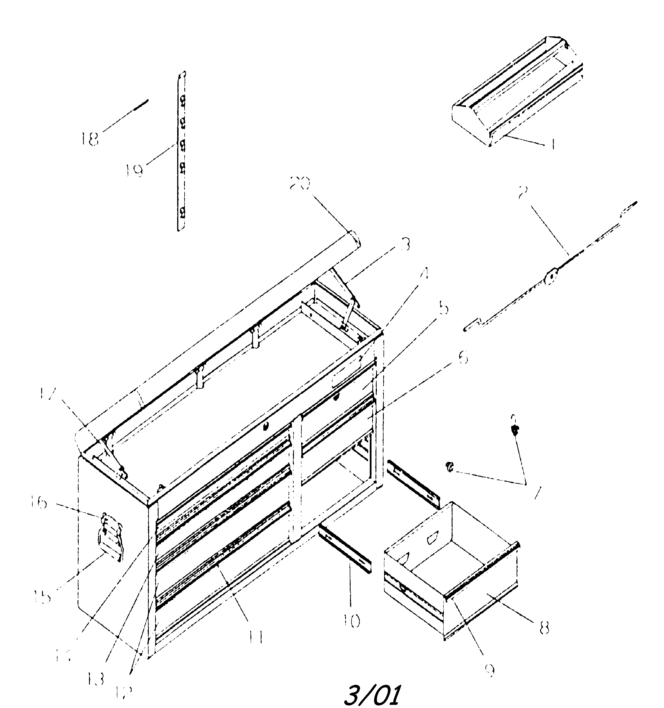 Cabinet parts