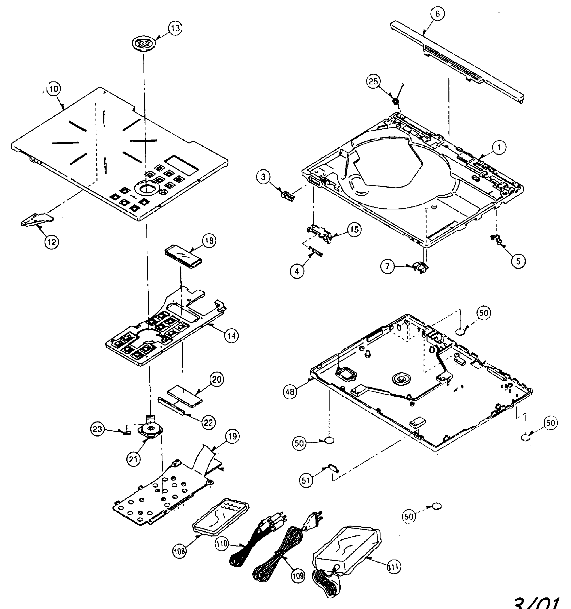 CABINET PARTS