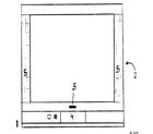 Panasonic CT-27SX10CB cabinet parts diagram