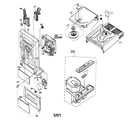 Sharp XL-570 cabinet parts diagram