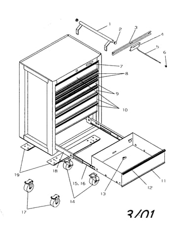 Cabinet parts