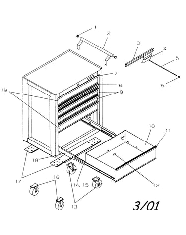 Cabinet parts