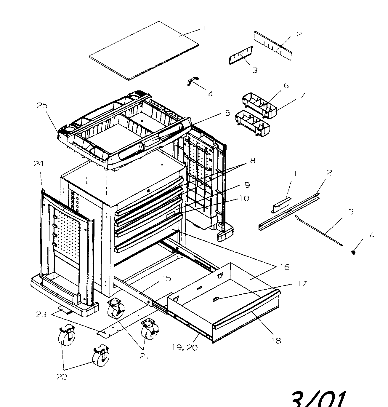 CABINET PARTS