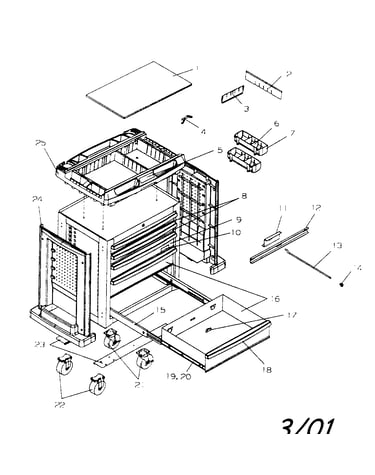 Cabinet parts