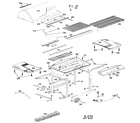 Kenmore 415155350 cabinet parts diagram