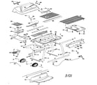 Kenmore 415167400 cabinet parts diagram