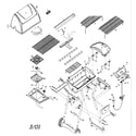 Char-Broil 4638128 cabinet parts diagram