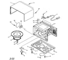 Kenmore 56561302000 cabinet parts diagram