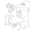 Panasonic SB-HDA710 cabinet parts diagram