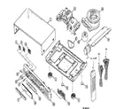 Panasonic DVD-RV45K cabinet parts diagram