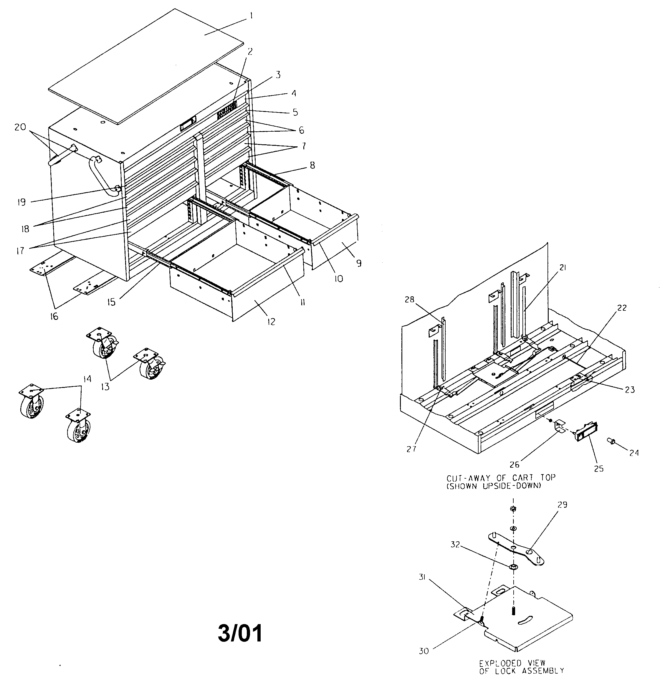 Cabinet parts