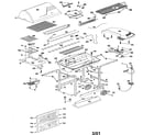 Kenmore 415164320 cabinet parts diagram