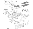Kenmore 415167350 cabinet parts diagram