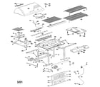 Kenmore 415176360 cabinet parts diagram