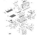 Kenmore 415175400 cabinet parts diagram
