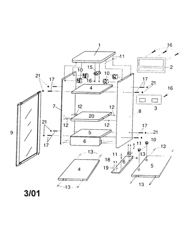 Cabinet parts