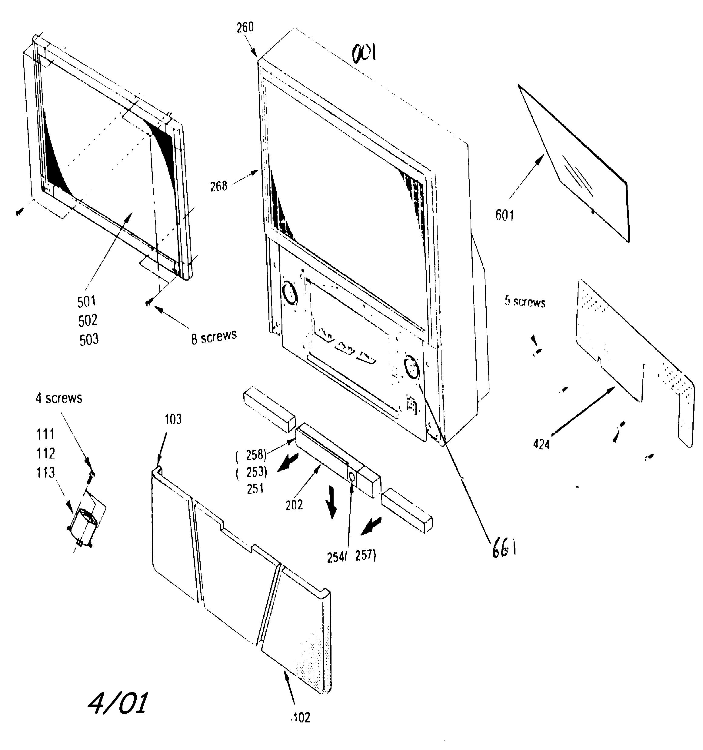 CABINET PARTS