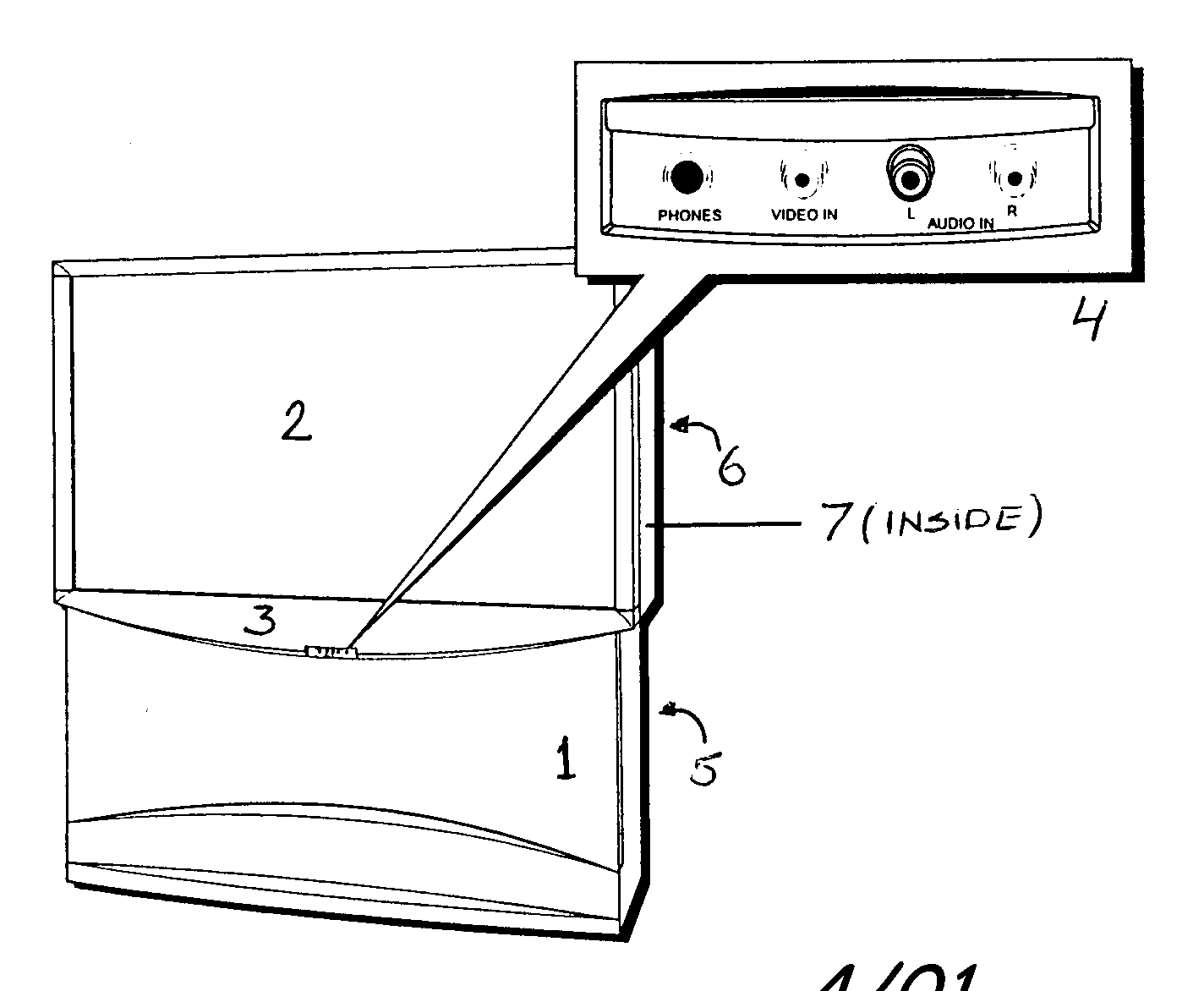 Cabinet part