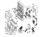 Kenwood RXD-652 cabinet parts diagram