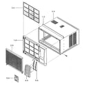 Kenmore 58071082100 cabinet parts diagram