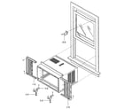 Kenmore 58071082100 cabinet parts diagram