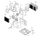 Kenmore 58071122100 cabinet parts diagram