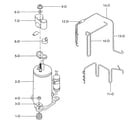 Kenmore 58071122100 cabinet parts diagram