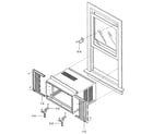 Kenmore 58071122100 cabinet parts diagram