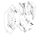 Panasonic VV-1301 cabinet parts diagram