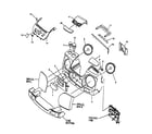 Aiwa CSD-ES227 cabinet parts diagram