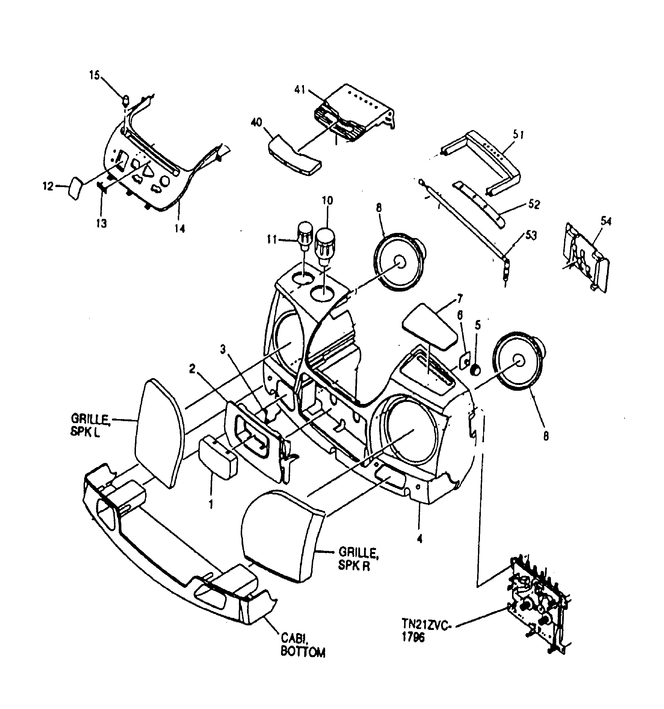 Cabinet parts