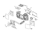 Aiwa CSD-SL20 cabinet parts diagram