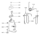 Kenmore 58071073100 cabinet parts diagram