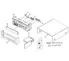 Panasonic ST-HDA710 cabinet parts diagram