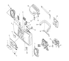 Aiwa CSD-A660 cabinet parts diagram