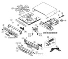 Yamaha CDC-506 cabinet parts diagram