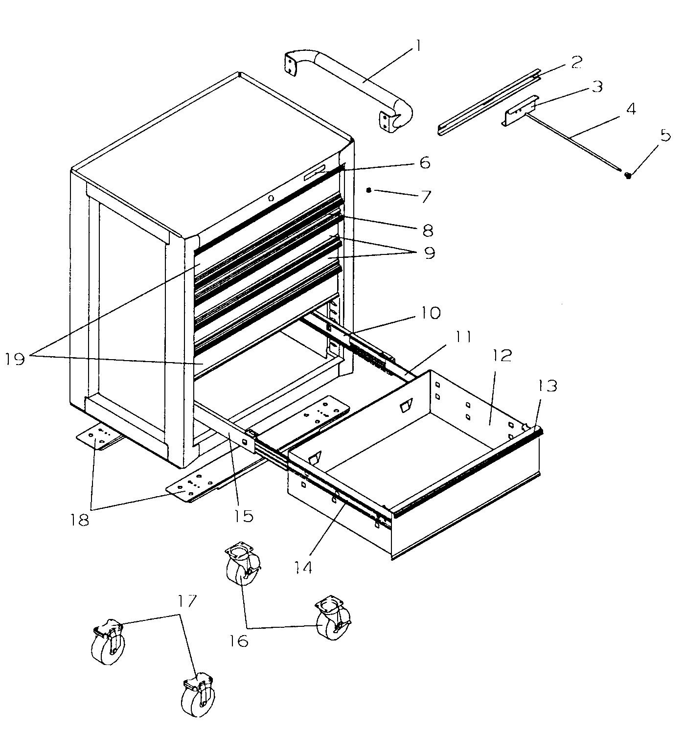 Cabinet parts