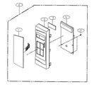 Kenmore 72161282100 cabinet parts diagram