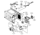Kenmore 72161282000 cabinet parts diagram