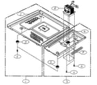 Kenmore 72161282000 cabinet parts diagram