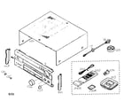 Yamaha RX-V1000 cabinet parts diagram