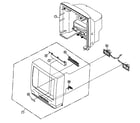 Panasonic PV-C2081-K cabinet parts diagram
