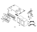 Yamaha NX-SW10 cabinet parts diagram
