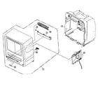 Panasonic PV-C921-K cabinet parts diagram